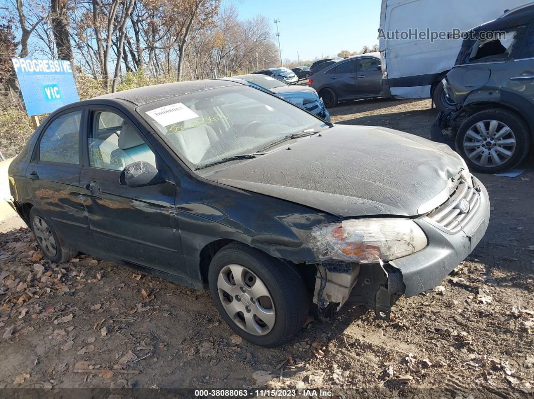 2007 Kia Spectra Ex Black vin: KNAFE121875467409