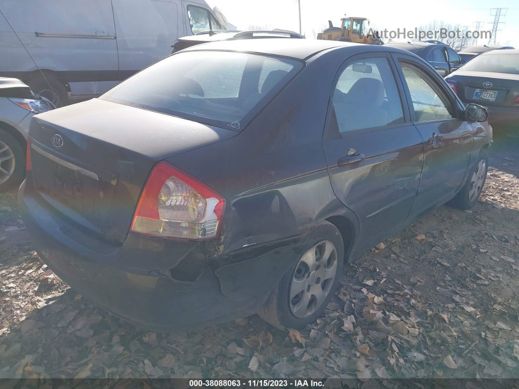 2007 Kia Spectra Ex Black vin: KNAFE121875467409