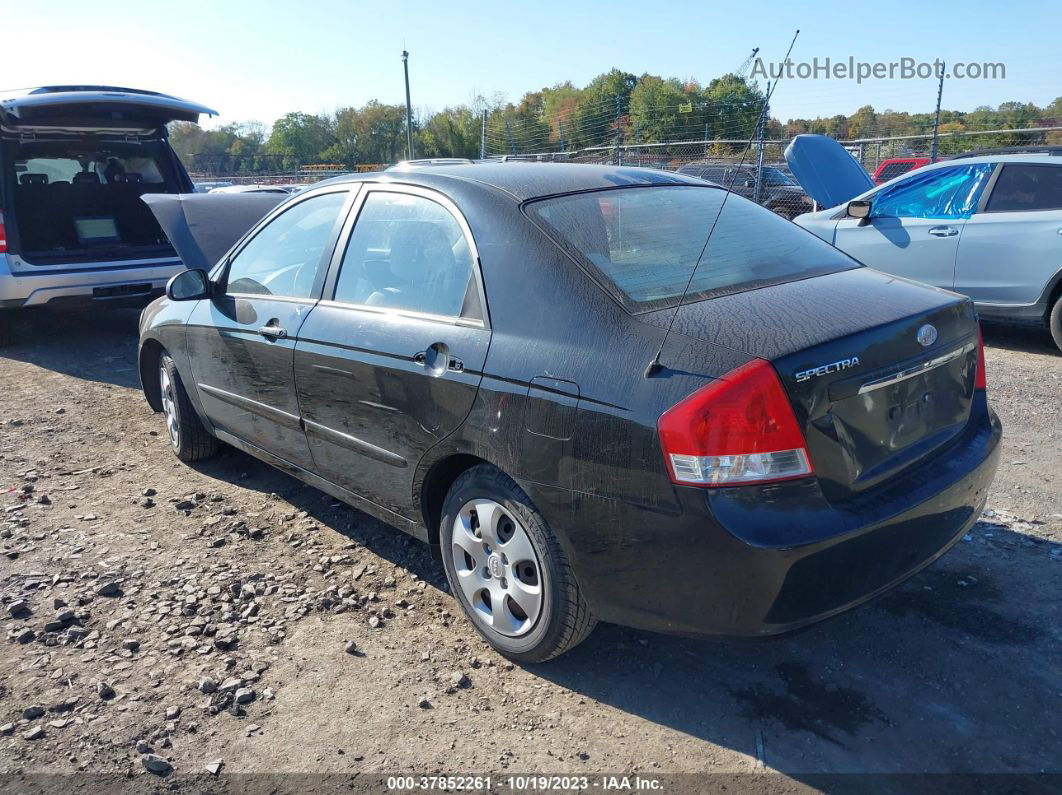 2007 Kia Spectra Ex Черный vin: KNAFE121875474036