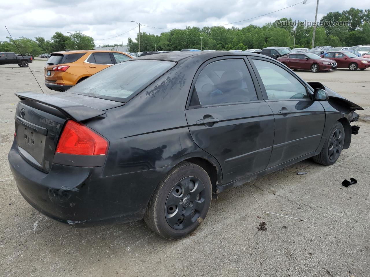 2007 Kia Spectra Ex Black vin: KNAFE121875480760