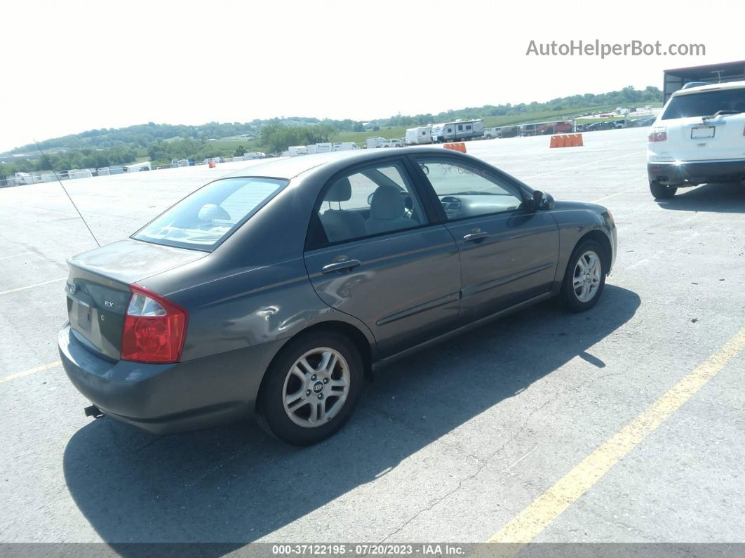 2005 Kia Spectra Lx/ex/sx Gray vin: KNAFE121955080171