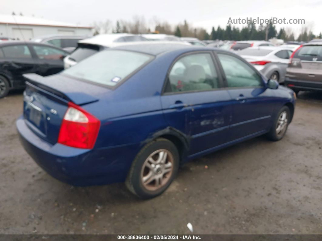 2005 Kia Spectra Ex/lx/sx Blue vin: KNAFE121955118160