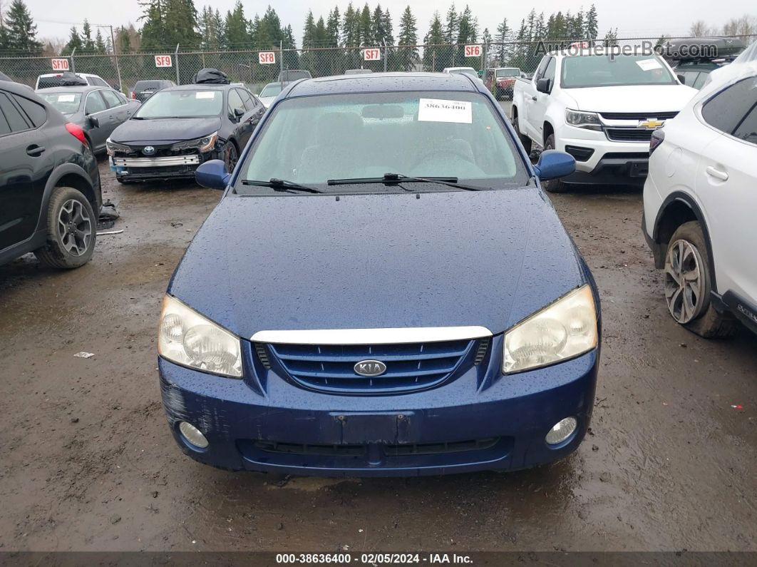 2005 Kia Spectra Ex/lx/sx Blue vin: KNAFE121955118160