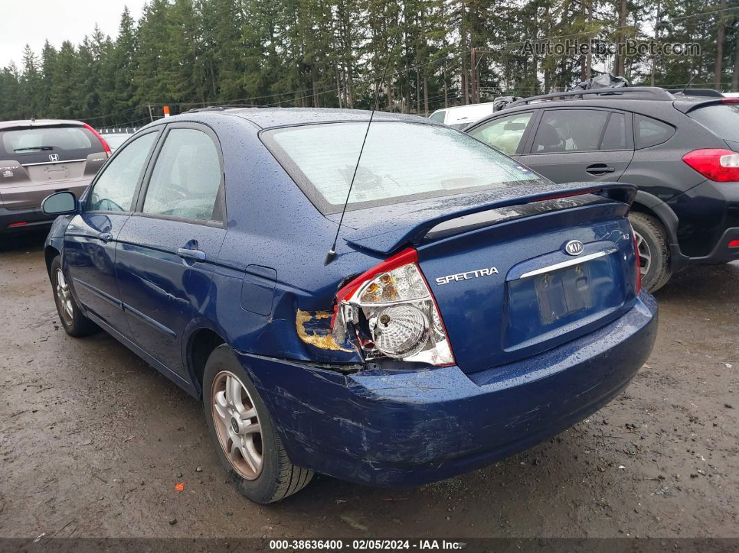 2005 Kia Spectra Ex/lx/sx Blue vin: KNAFE121955118160