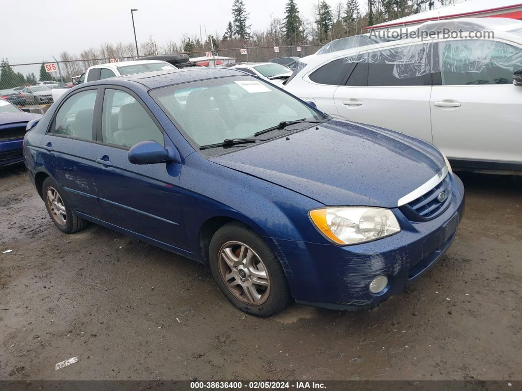 2005 Kia Spectra Ex/lx/sx Blue vin: KNAFE121955118160