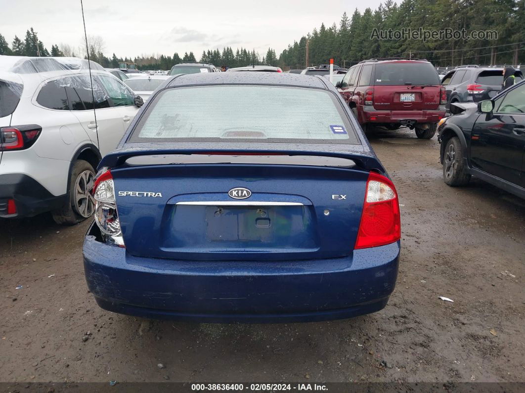 2005 Kia Spectra Ex/lx/sx Blue vin: KNAFE121955118160