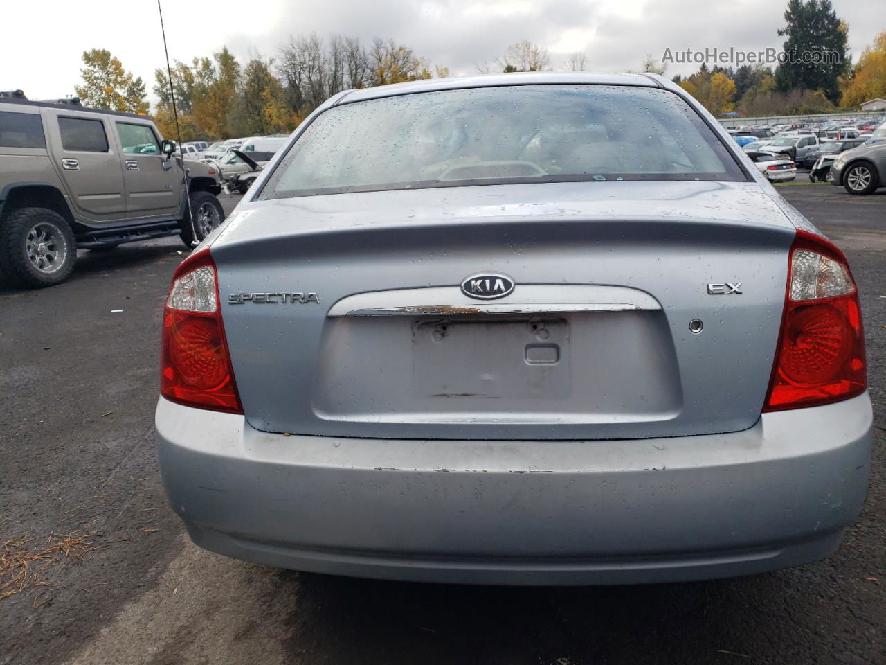 2005 Kia Spectra Lx Silver vin: KNAFE121955169190