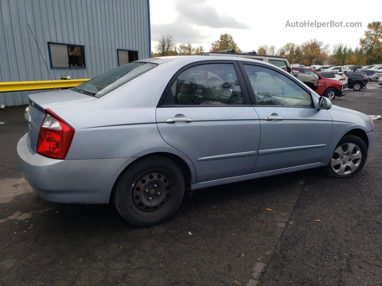 2005 Kia Spectra Lx Silver vin: KNAFE121955169190