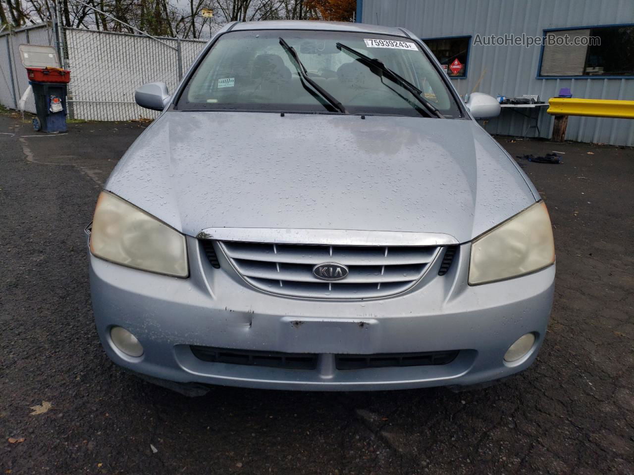 2005 Kia Spectra Lx Silver vin: KNAFE121955169190