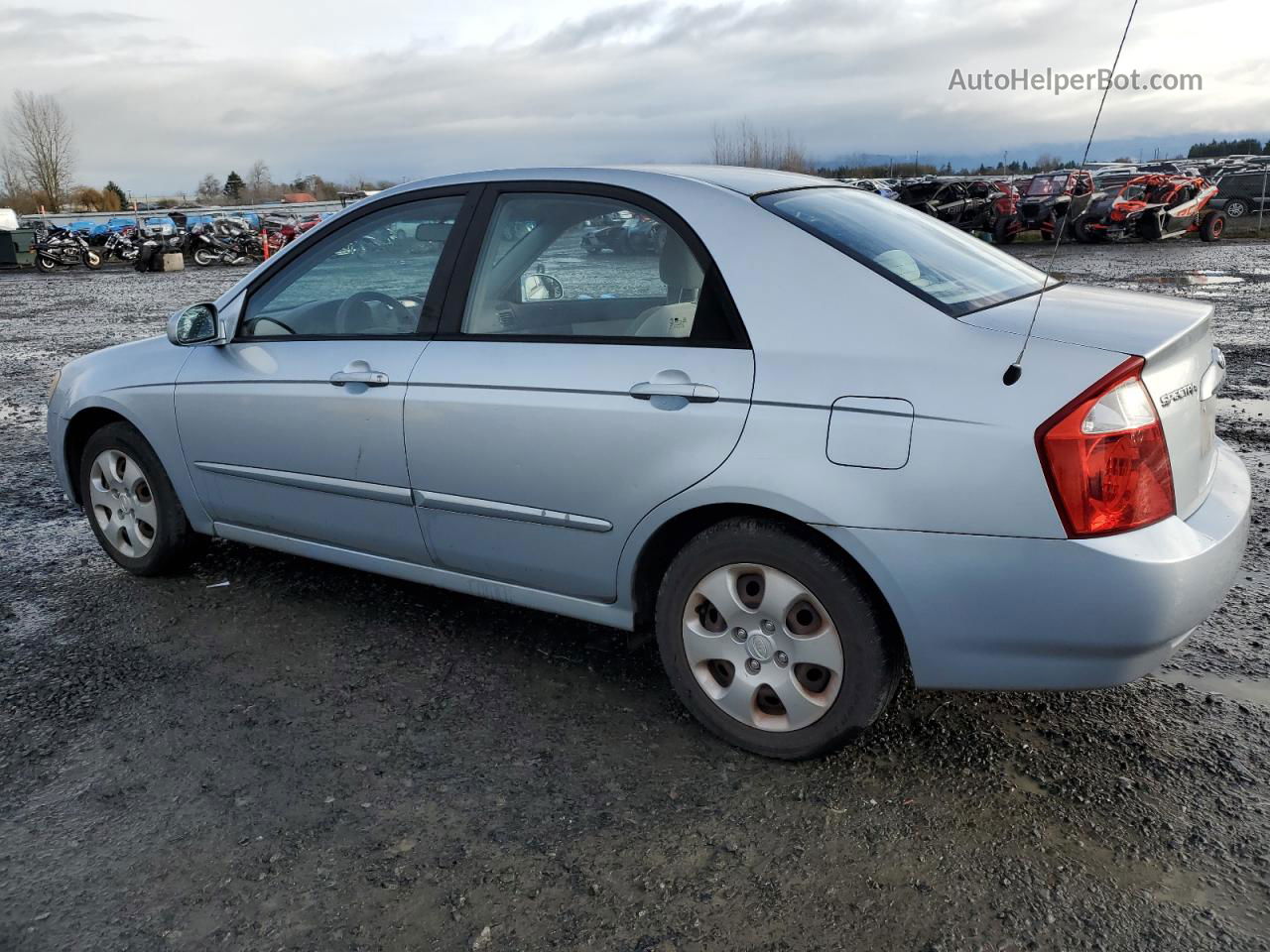 2006 Kia Spectra Lx Blue vin: KNAFE121965243144