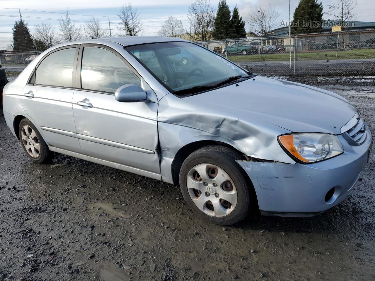 2006 Kia Spectra Lx Blue vin: KNAFE121965243144