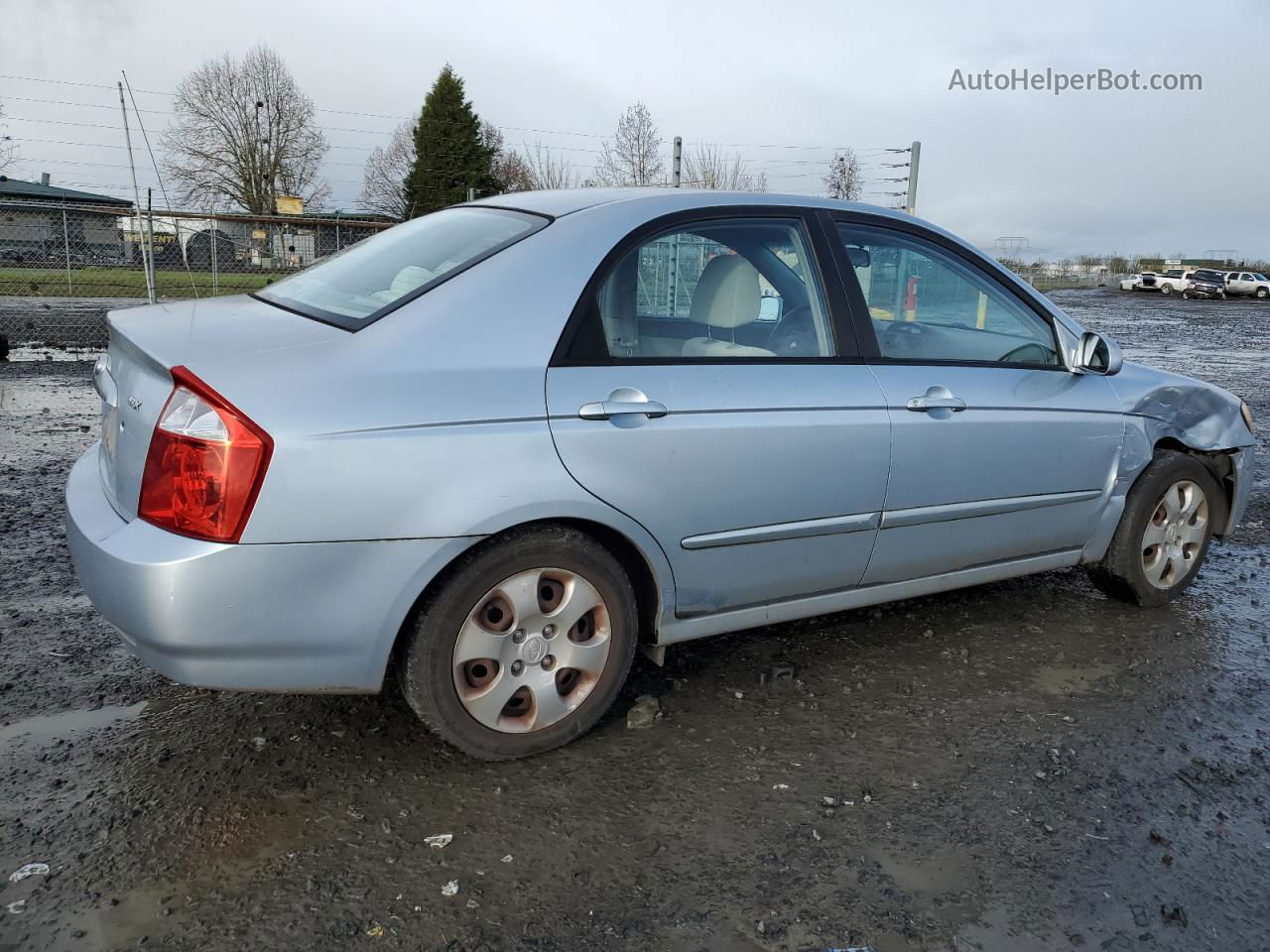 2006 Kia Spectra Lx Blue vin: KNAFE121965243144