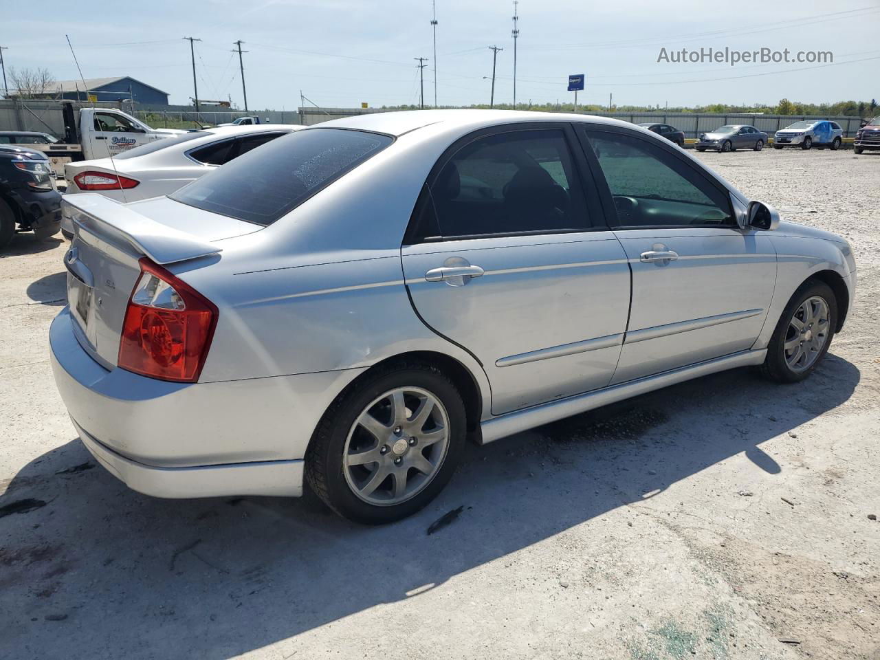 2006 Kia Spectra Lx Silver vin: KNAFE121965264818