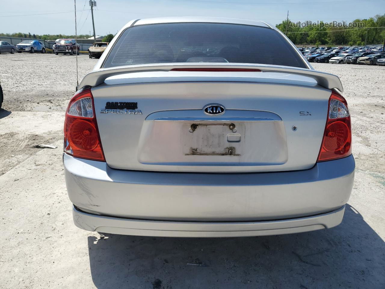 2006 Kia Spectra Lx Silver vin: KNAFE121965264818