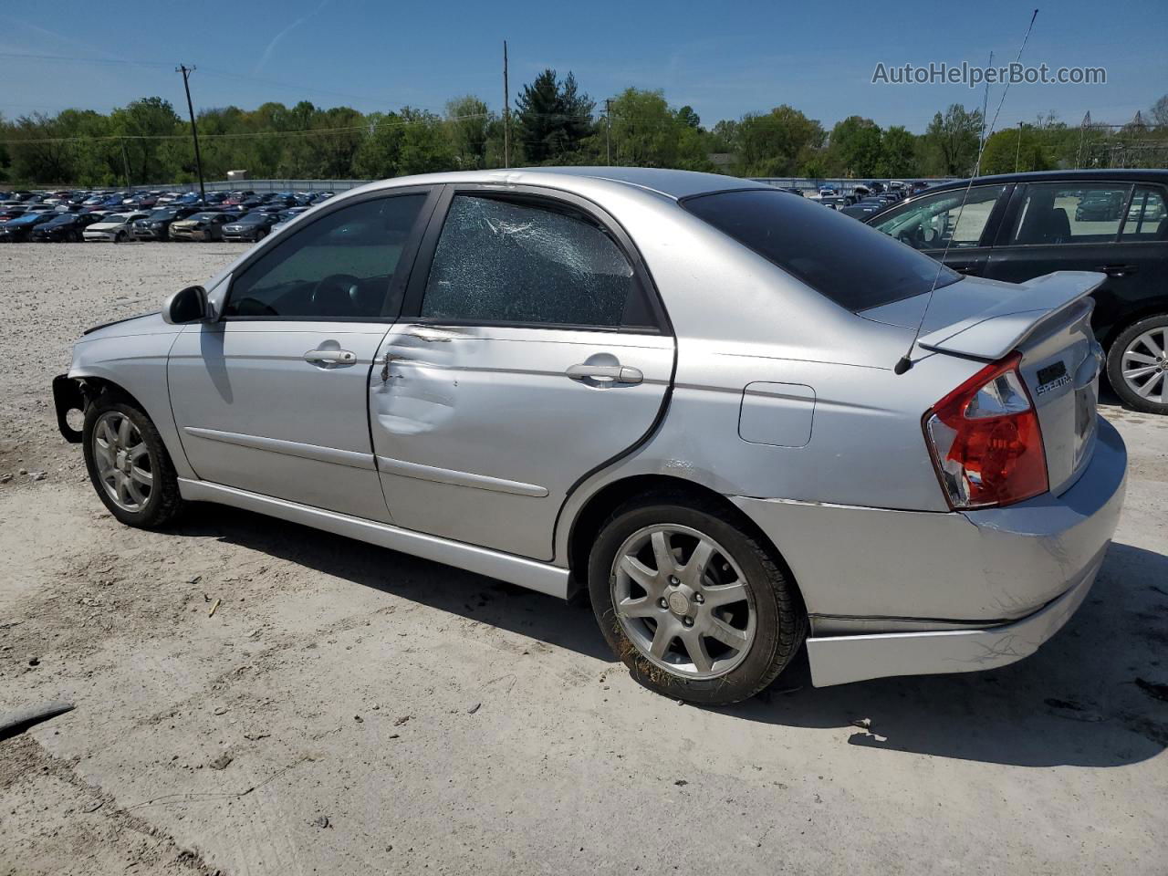 2006 Kia Spectra Lx Silver vin: KNAFE121965264818