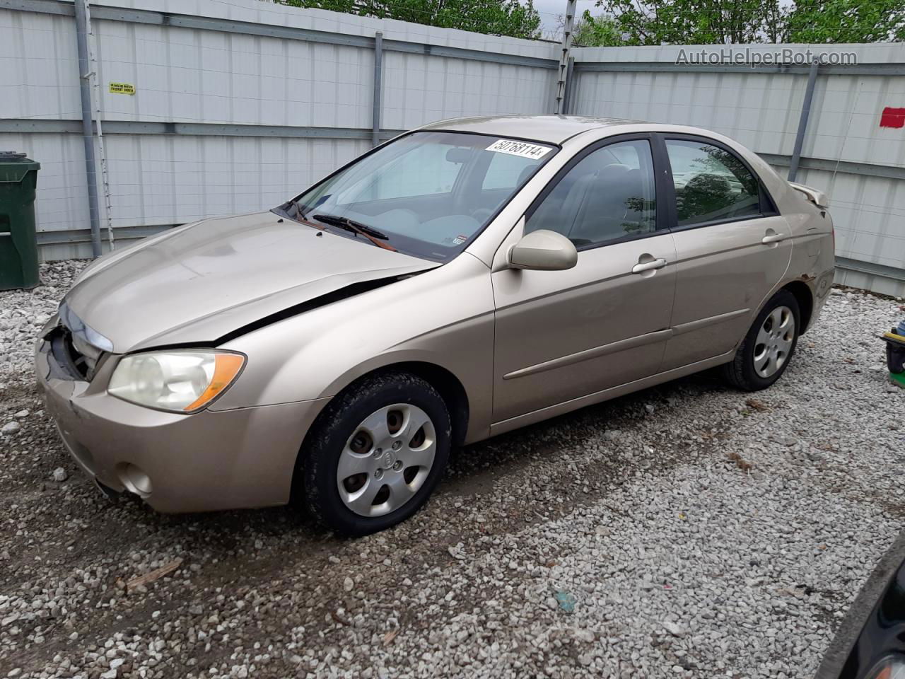 2006 Kia Spectra Lx Tan vin: KNAFE121965309675