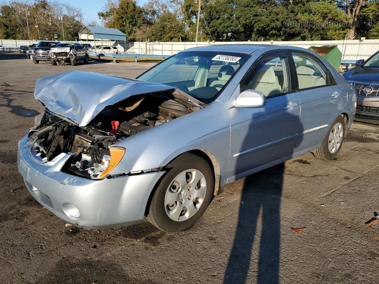 2006 Kia Spectra Lx Silver vin: KNAFE121965340912