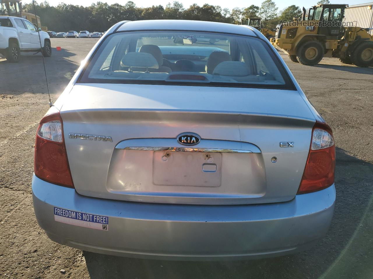 2006 Kia Spectra Lx Silver vin: KNAFE121965340912