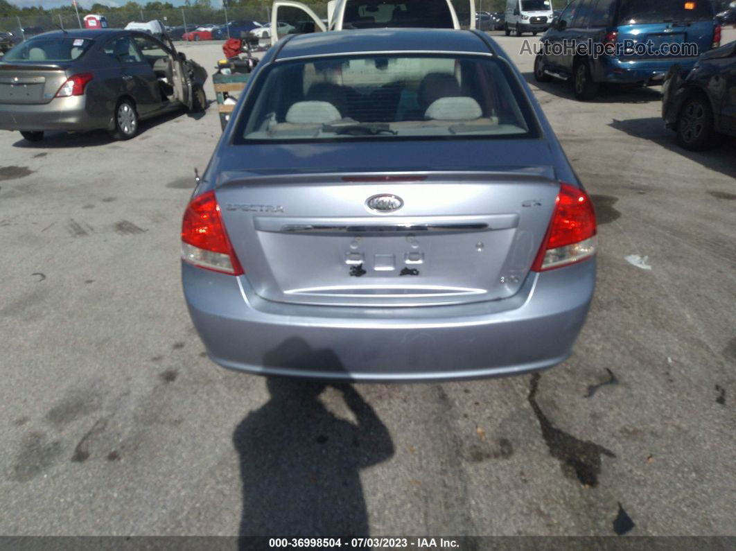 2007 Kia Spectra Ex Blue vin: KNAFE121975380103