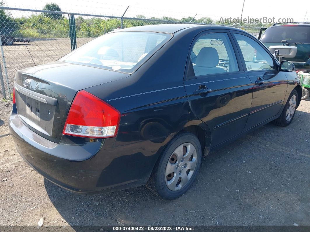 2007 Kia Spectra Ex Черный vin: KNAFE121975396589