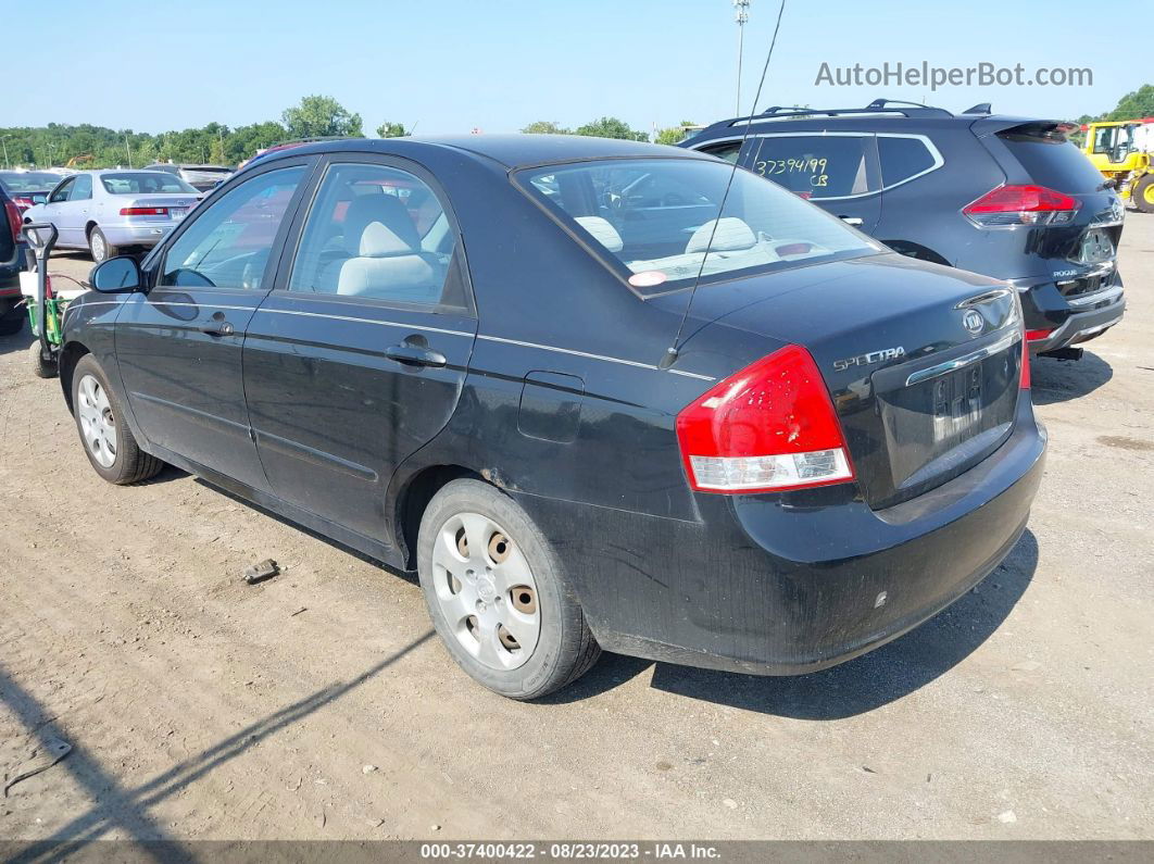 2007 Kia Spectra Ex Черный vin: KNAFE121975396589