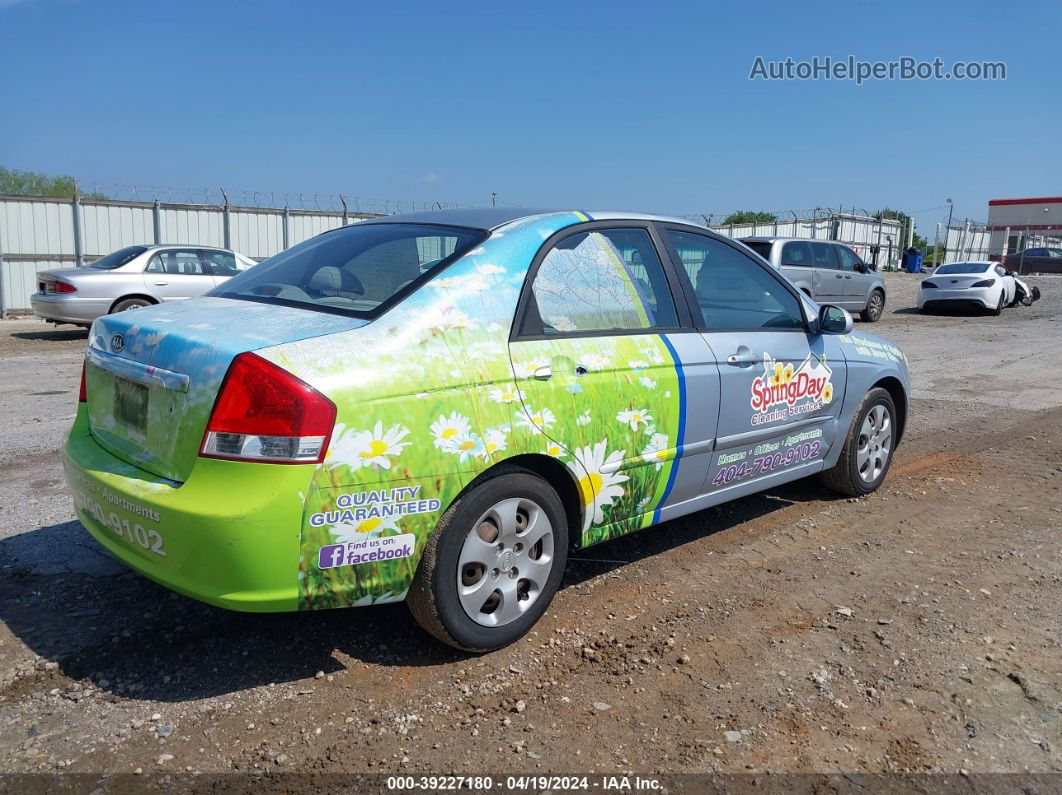 2007 Kia Spectra Ex Silver vin: KNAFE121975420454