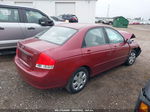 2007 Kia Spectra Ex Red vin: KNAFE121975437447