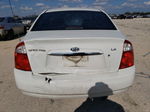 2005 Kia Spectra Lx White vin: KNAFE121X55203606