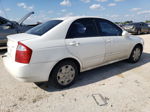 2005 Kia Spectra Lx White vin: KNAFE121X55203606