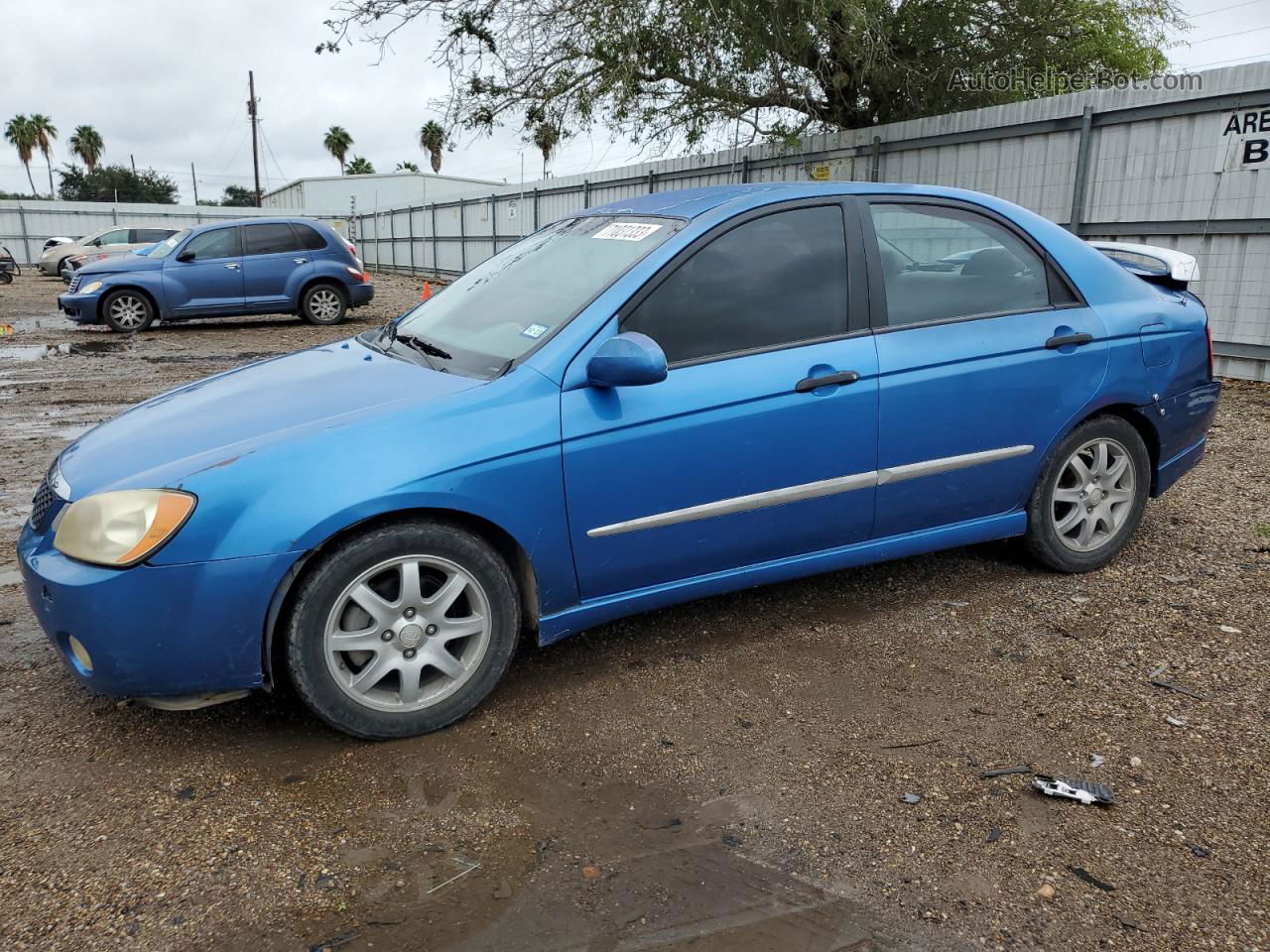 2006 Kia Spectra Lx Blue vin: KNAFE121X65246036