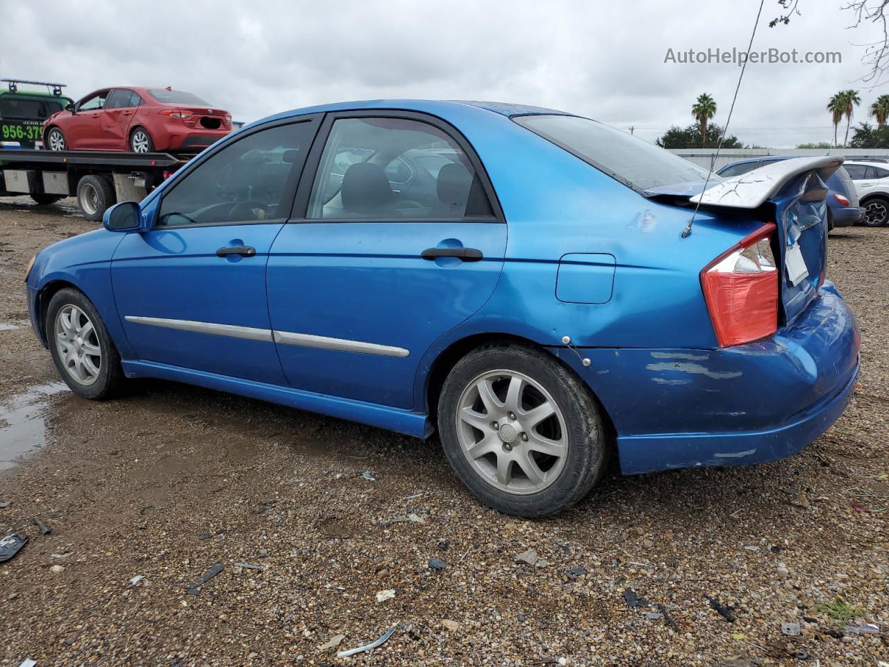 2006 Kia Spectra Lx Синий vin: KNAFE121X65246036