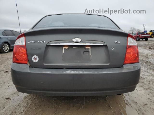 2006 Kia Spectra Lx Gray vin: KNAFE121X65306266