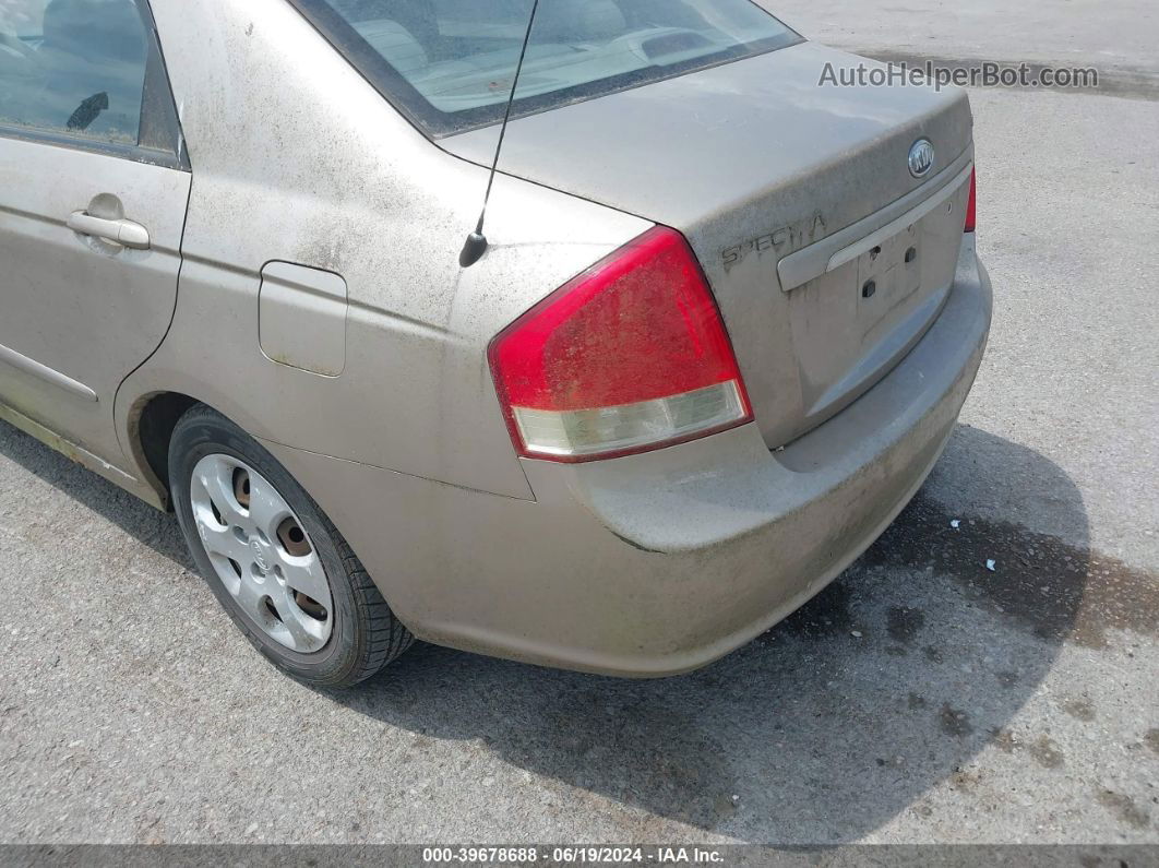 2007 Kia Spectra Ex Золотой vin: KNAFE121X75429213