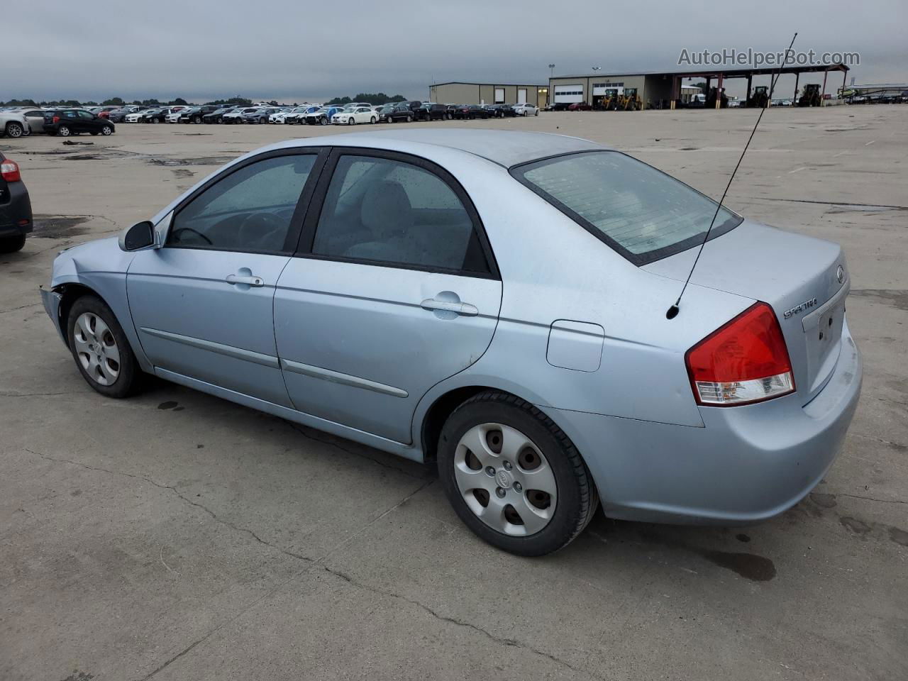 2007 Kia Spectra Ex Silver vin: KNAFE121X75447825