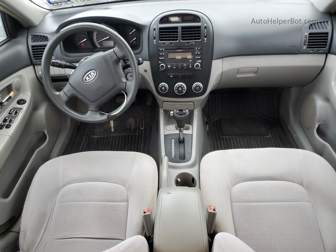 2007 Kia Spectra Ex Silver vin: KNAFE121X75447825