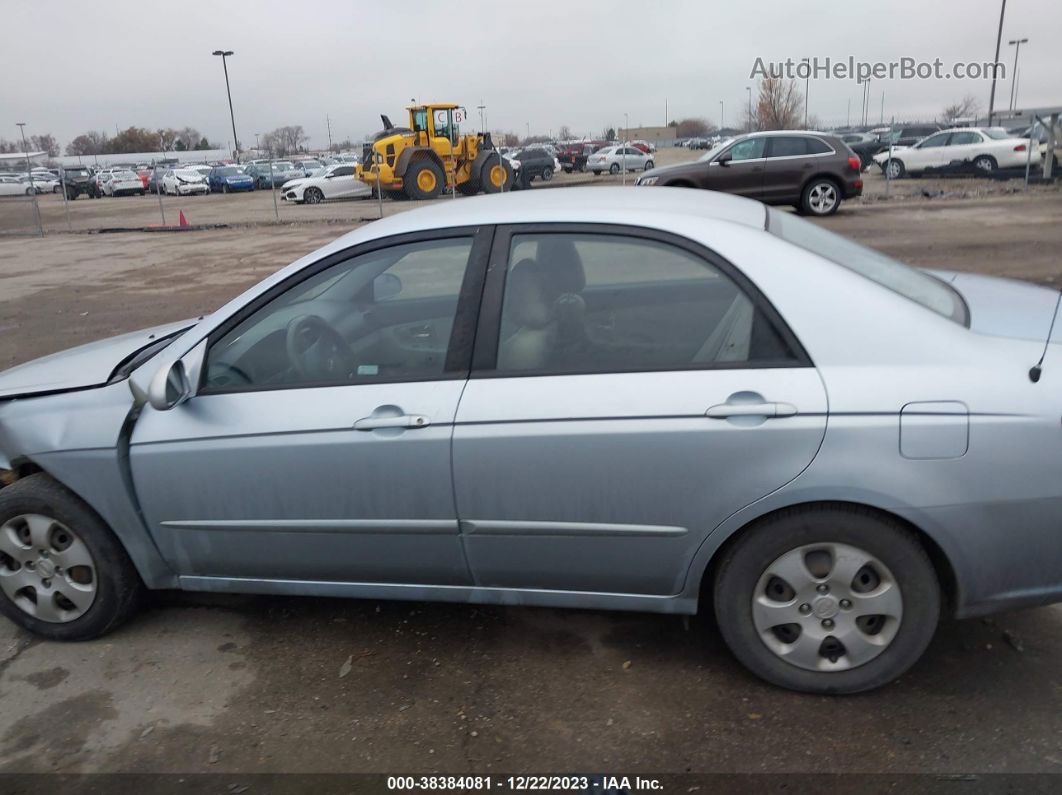 2007 Kia Spectra Ex Light Blue vin: KNAFE121X75467301