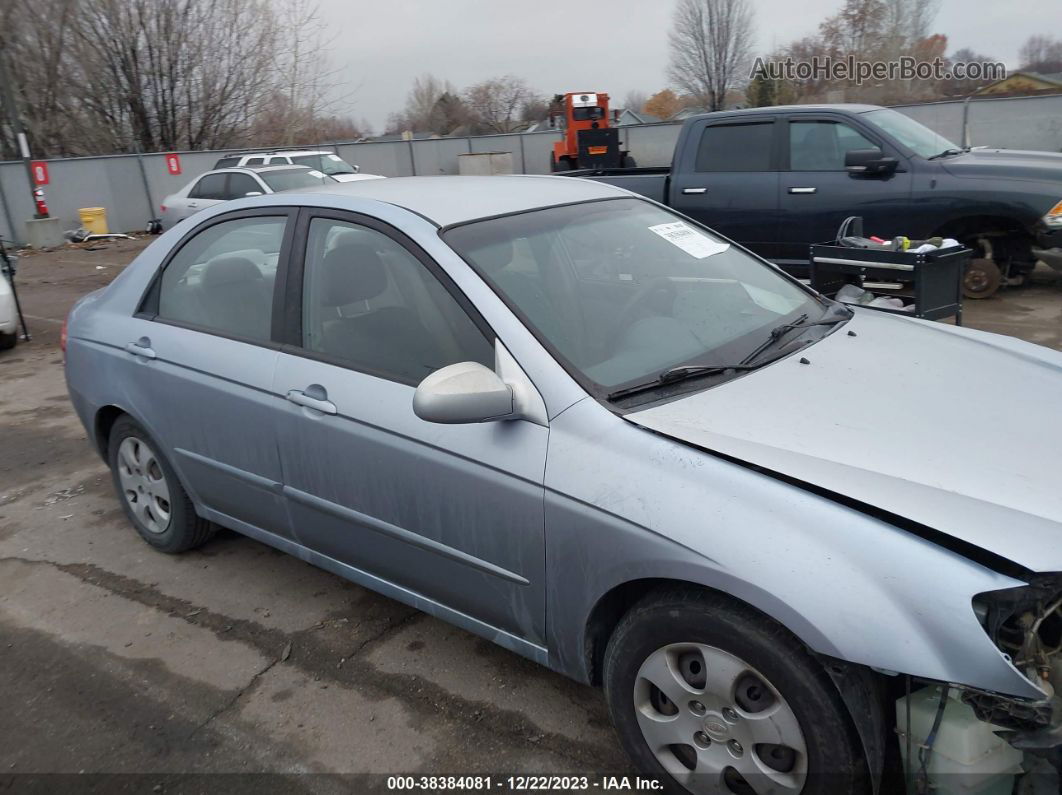 2007 Kia Spectra Ex Light Blue vin: KNAFE121X75467301