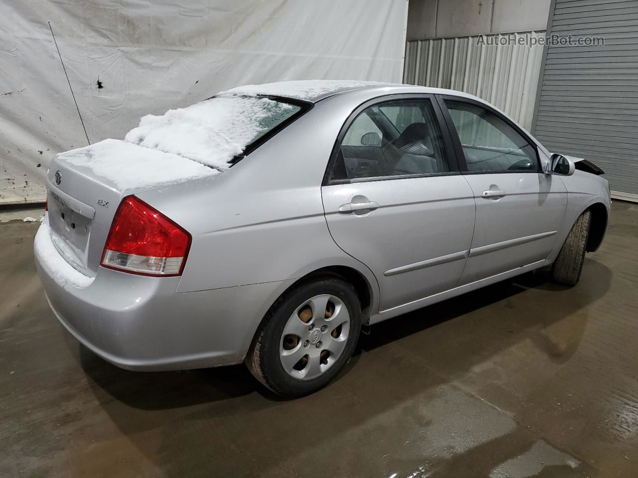 2007 Kia Spectra Ex Silver vin: KNAFE122075408539