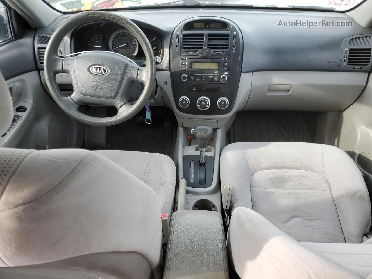 2007 Kia Spectra Ex Черный vin: KNAFE122075479045