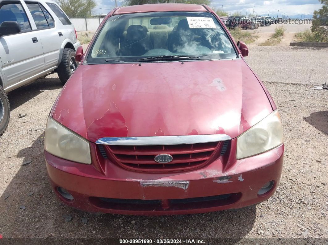 2006 Kia Spectra Ex/lx/sx Maroon vin: KNAFE122165205657