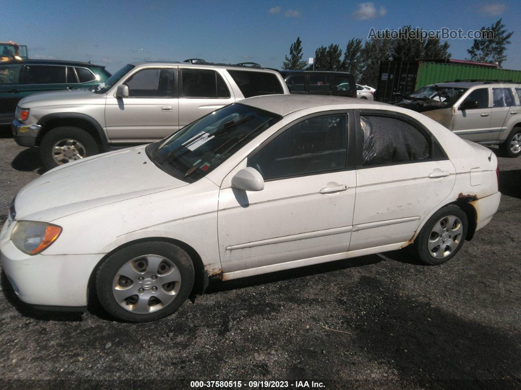 2006 Kia Spectra Ex/lx/sx White vin: KNAFE122165242482