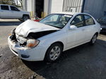 2007 Kia Spectra Ex White vin: KNAFE122175395462