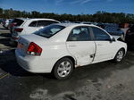 2007 Kia Spectra Ex White vin: KNAFE122175395462