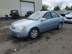 2005 Kia Spectra Lx Blue vin: KNAFE122255104951