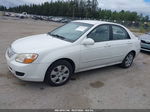 2007 Kia Spectra Ex White vin: KNAFE122275405156