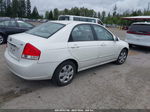 2007 Kia Spectra Ex Белый vin: KNAFE122275405156