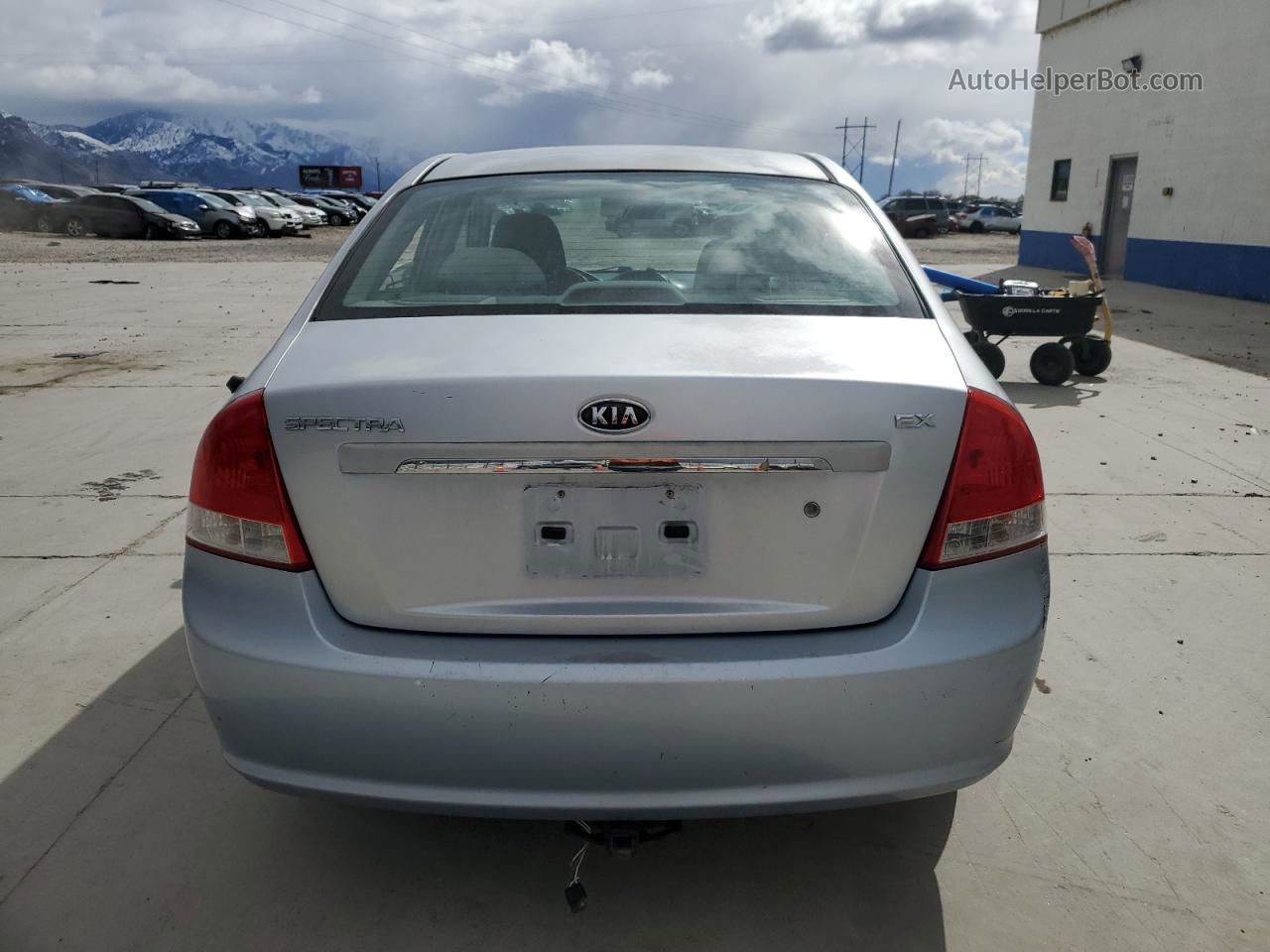 2007 Kia Spectra Ex Silver vin: KNAFE122275413905