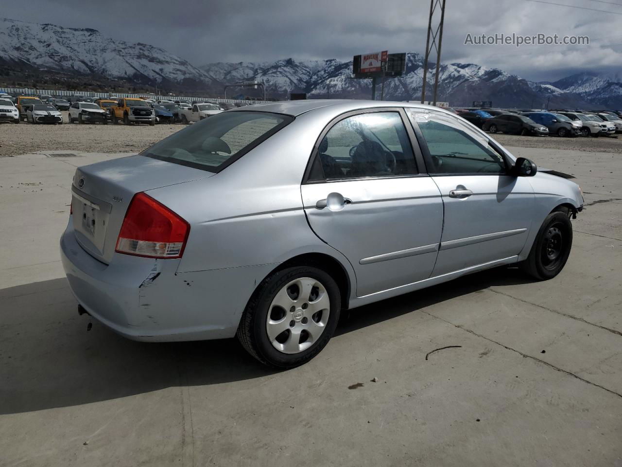 2007 Kia Spectra Ex Silver vin: KNAFE122275413905