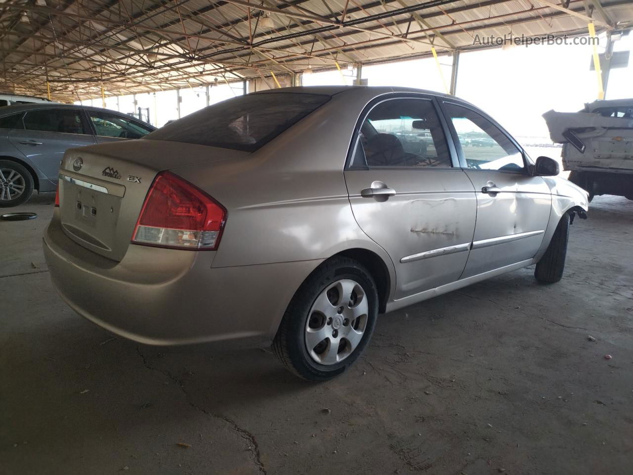 2007 Kia Spectra Ex Золотой vin: KNAFE122275421857