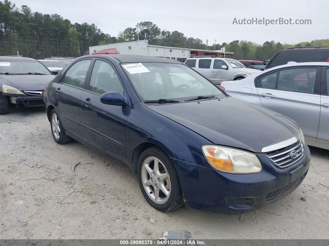 2007 Kia Spectra Ex Blue vin: KNAFE122275442501